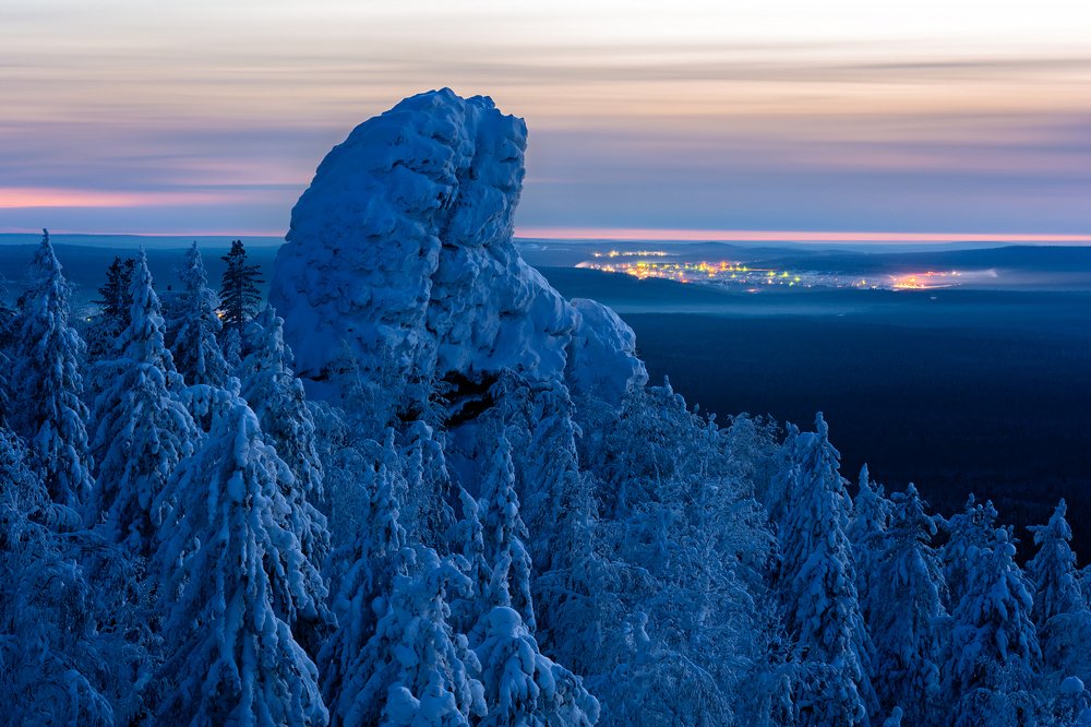 Вечер на горе Колпаки