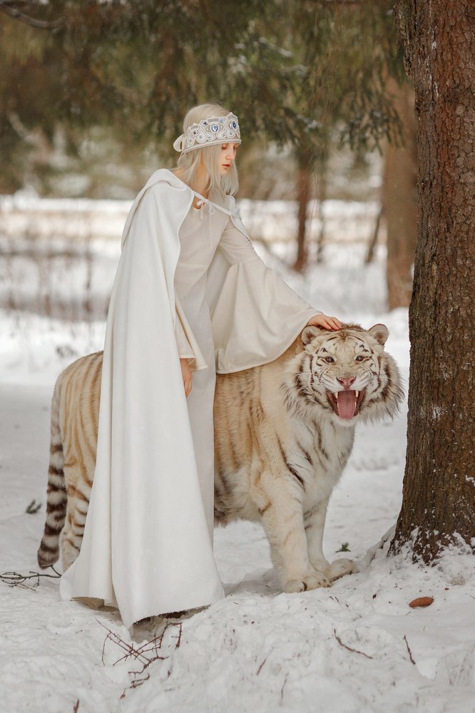 Белые обитатели леса