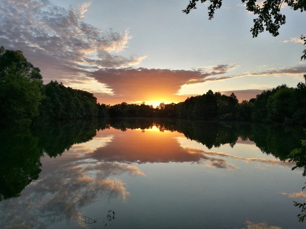 В закатной тишине
