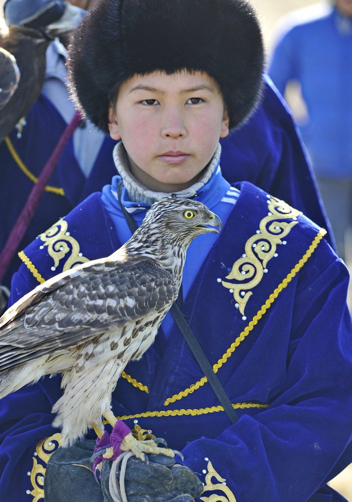 Портрет с соколом.