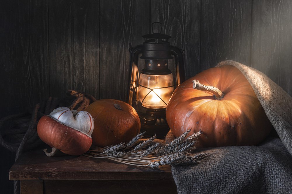 Pumpkins in the closet