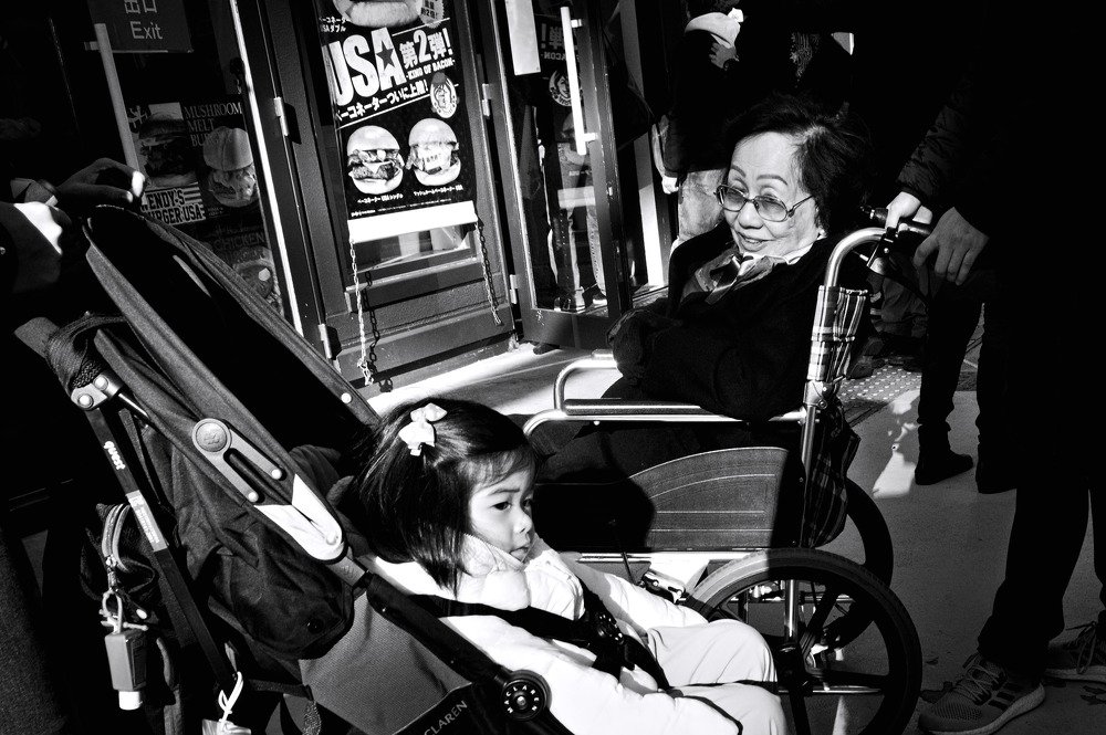 Aging process took in this moment