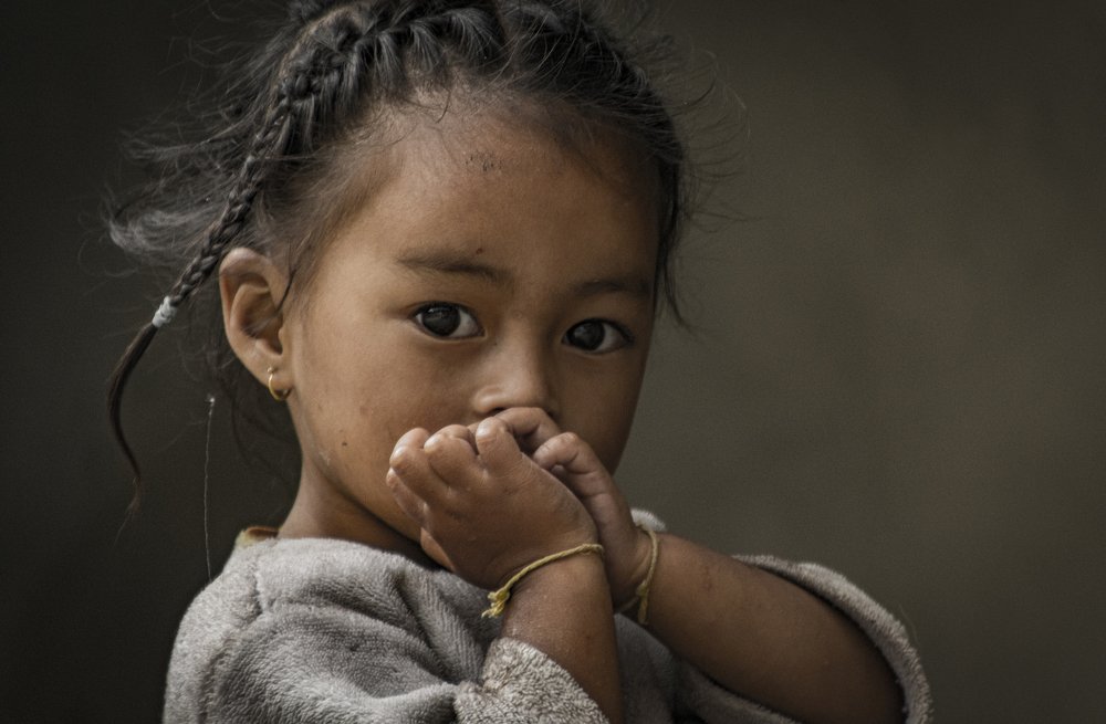 Tibetan girl portrait