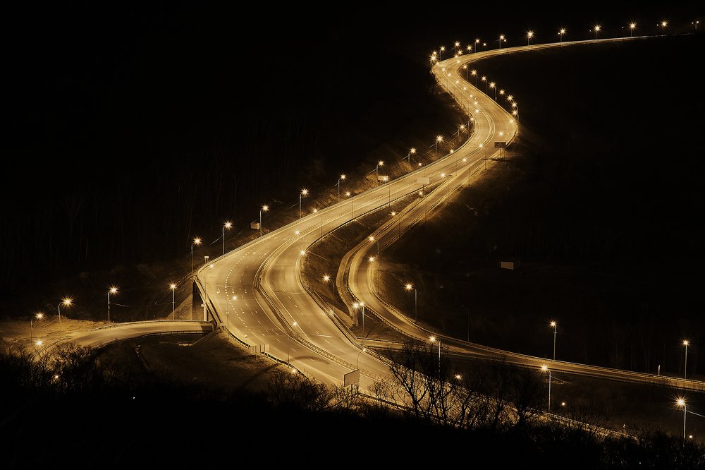 Сияние ночных дорог