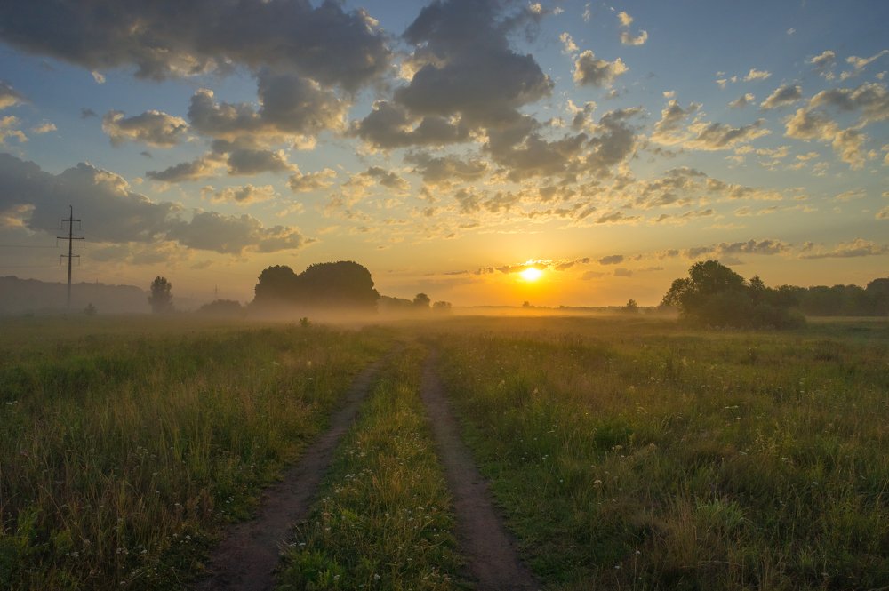 По дороге в пойменный восход.