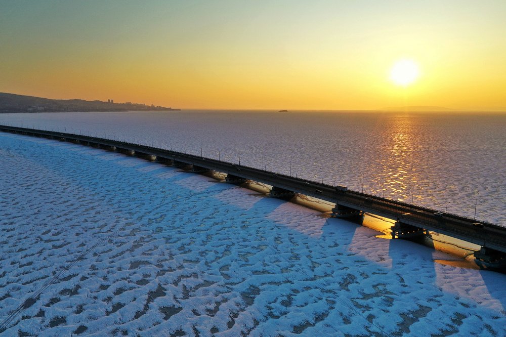 В лучах заката