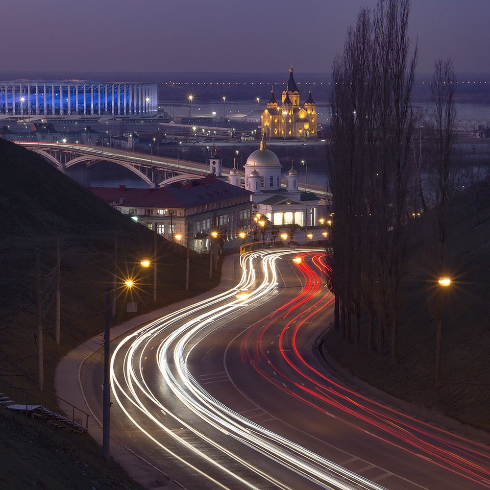 Сиреневый вечер. Нижний Новгород, Похвалинский съезд.