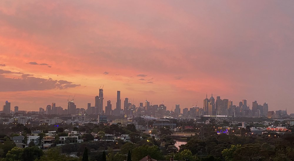 Мельбурн на закате