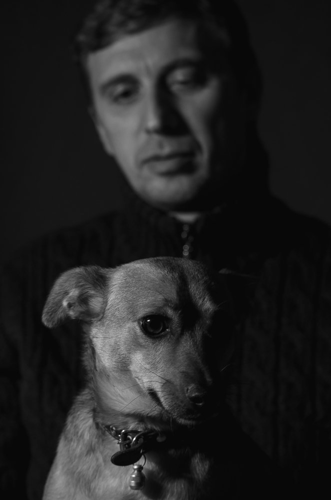 Attention-seeking dog distracts my father