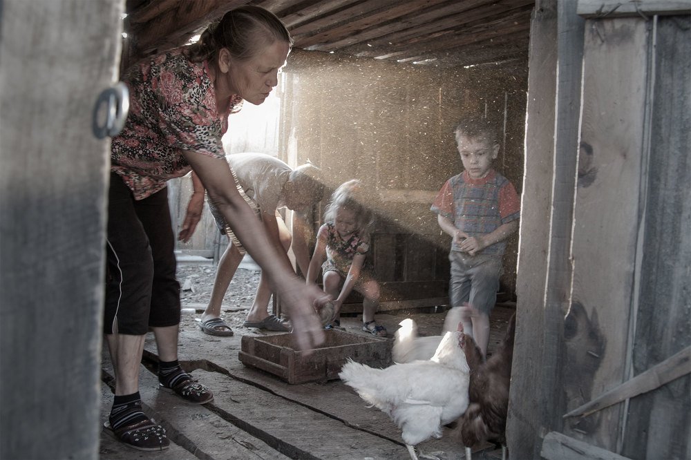 В деревне у бабушки