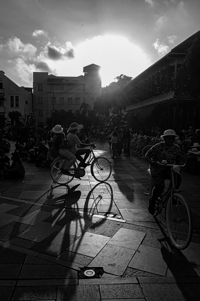 Silhouette at Jakarta's City