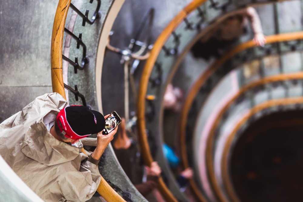 Old House in Budapest in Bauhuas style