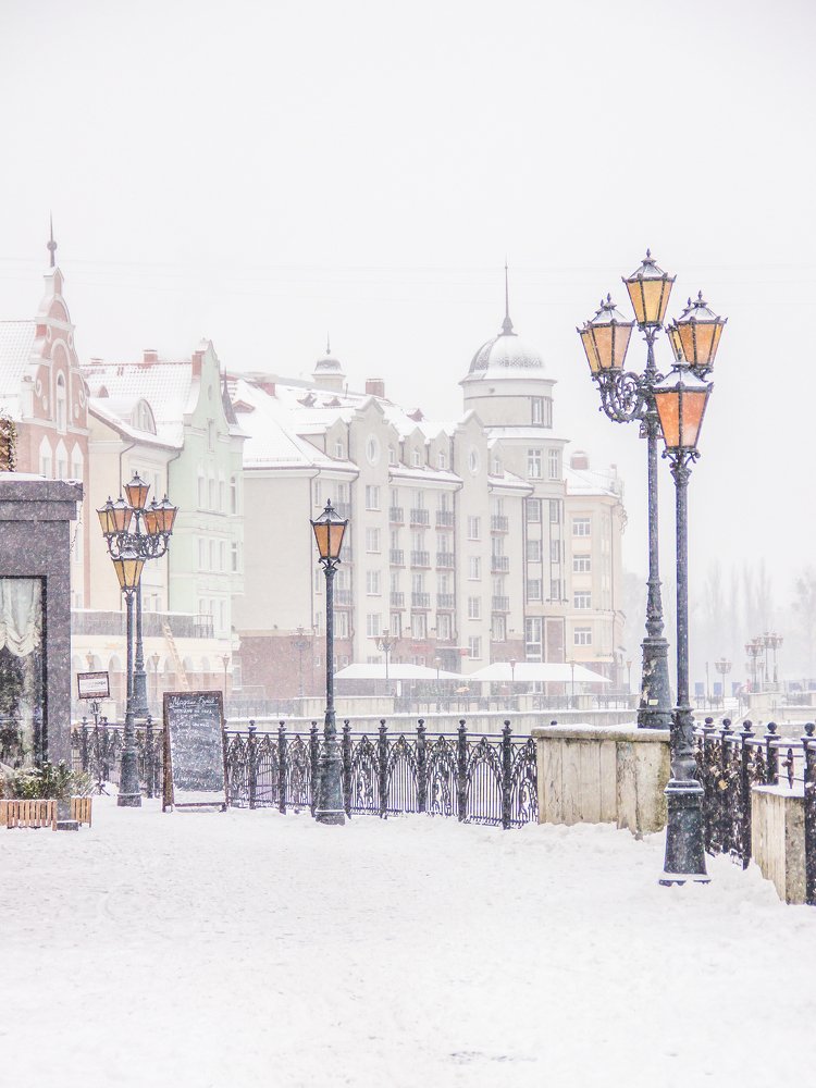 Снег в городе К.