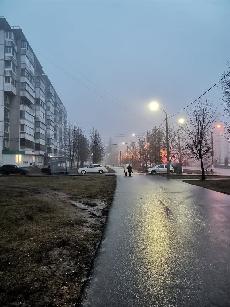 Зимний туман в Железногорске