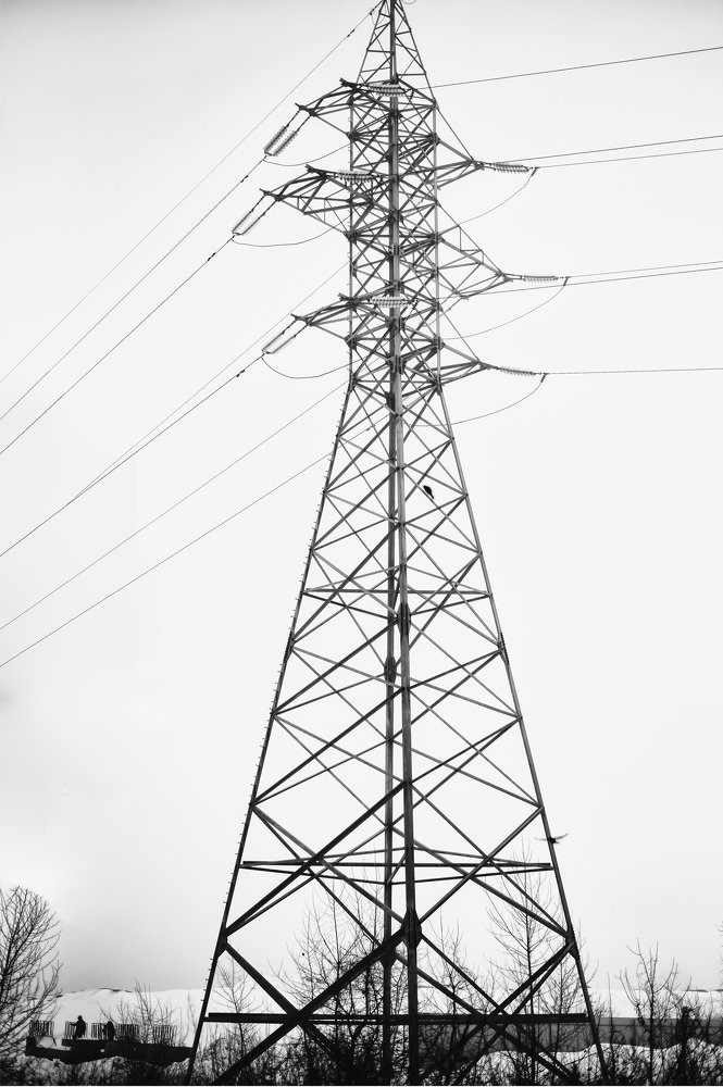 Опора ЛЭП и целая история с ней.
