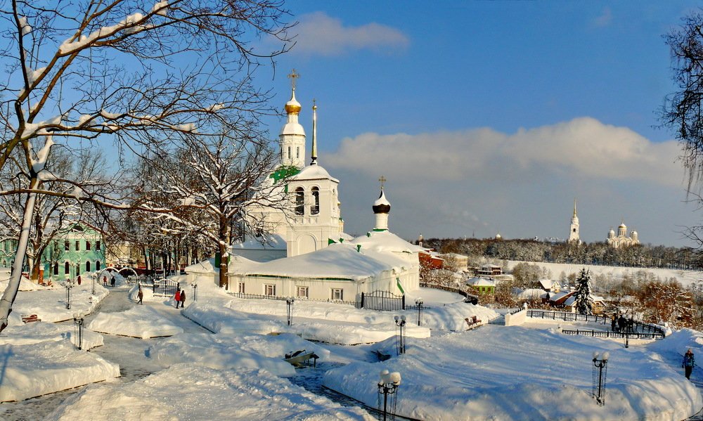 Снежная зима.