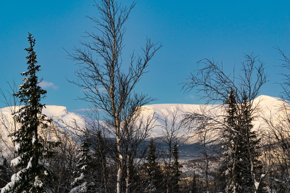 Зима в Хибинах