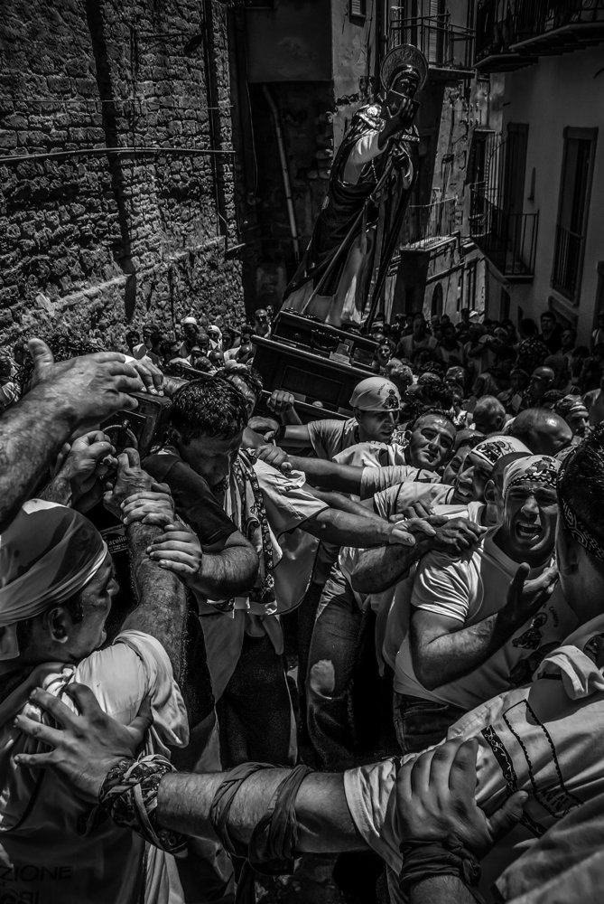Procession of San calò, Agrigento, Sicily