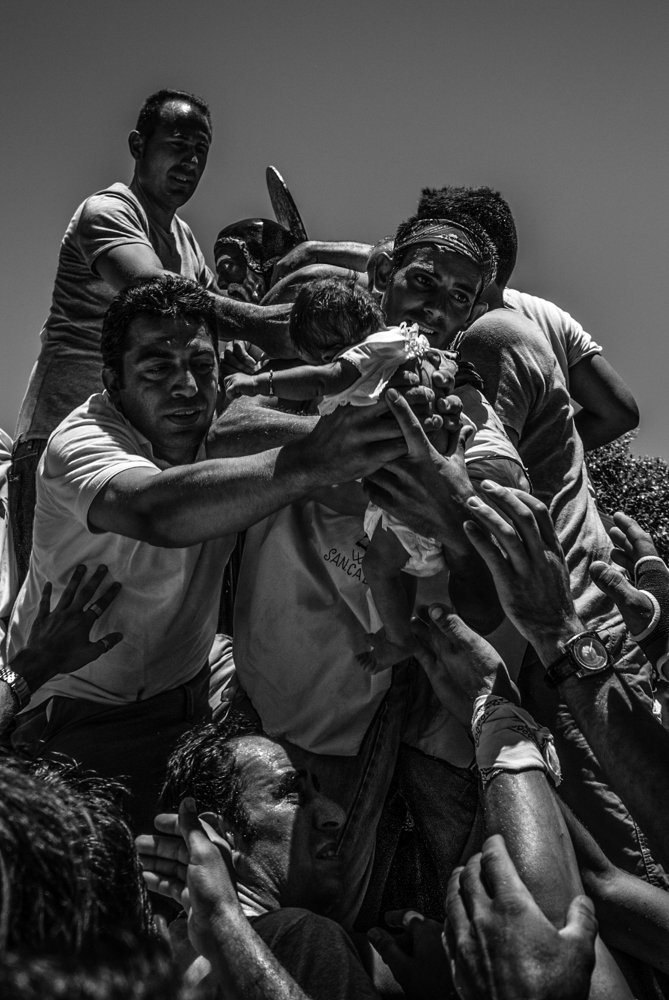 Procession of San calò, Agrigento, Sicily