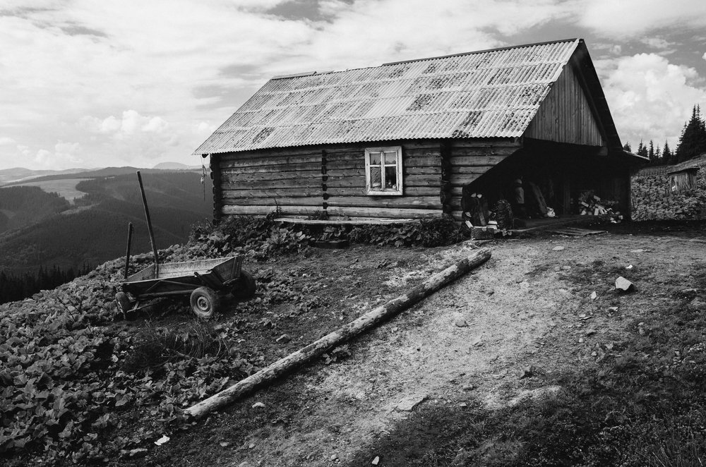 Cheese farm in Carpathians
