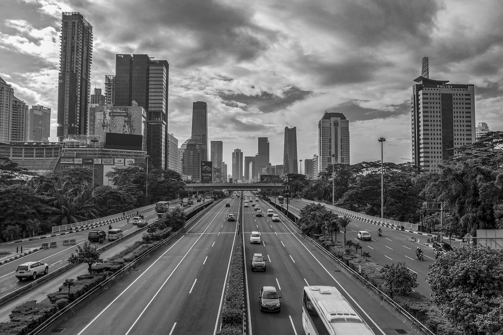 Sunday Morning in Black and White