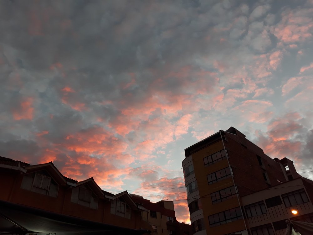 Amanecer colorido