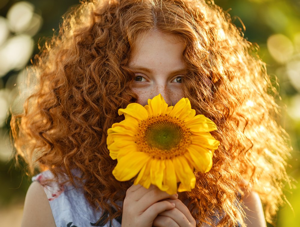 девочка-подсолнух