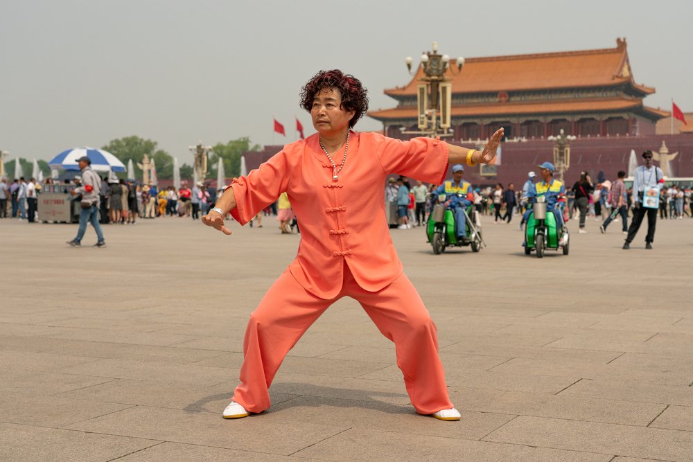 Ушу в коралловых тонах