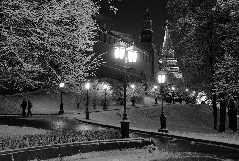 The Alexandrovsky Garden in Moscow