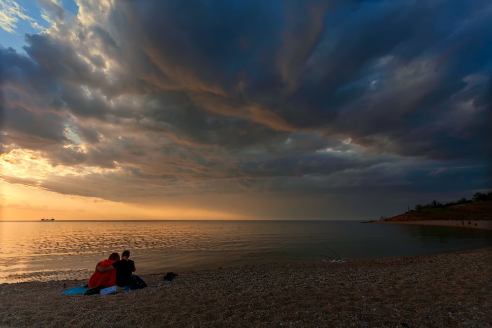 Вечерком у моря