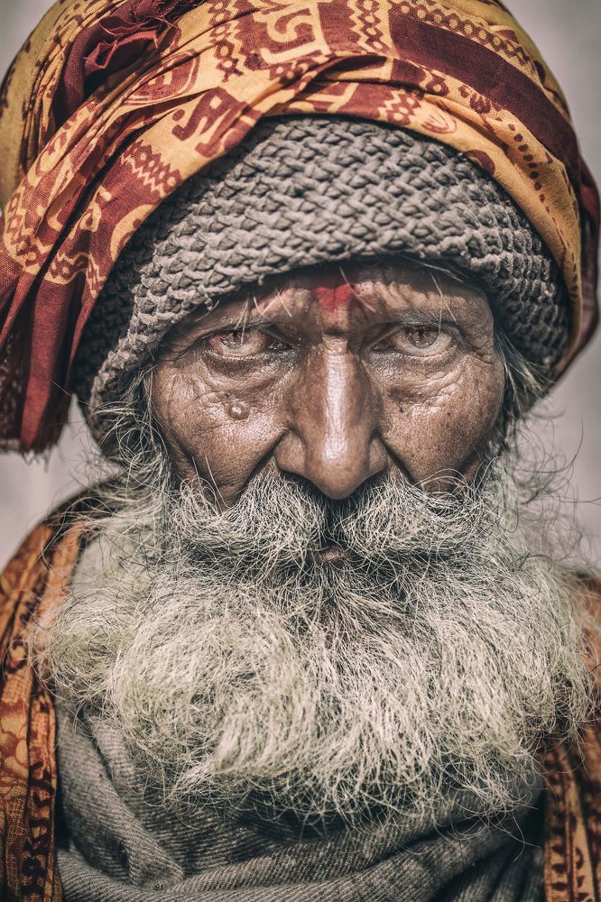 Elderly Sadhu