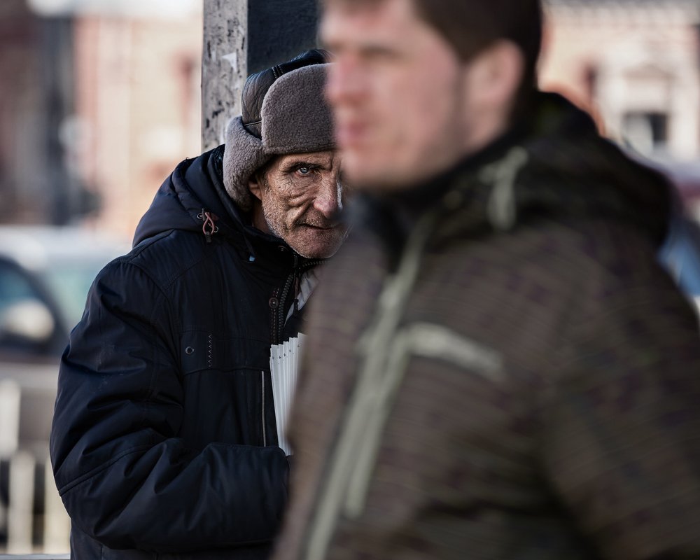 Продавец газет