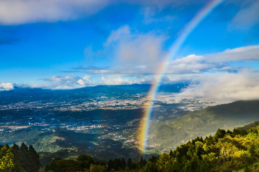 Paisaje del Valle central de Costa Rica