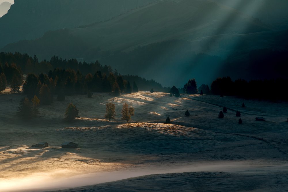 Утро в горах