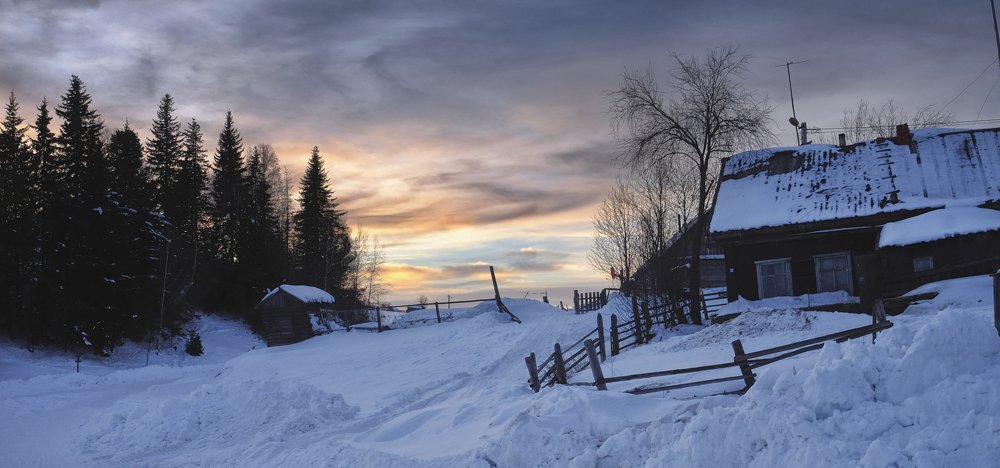 Вечер в деревне