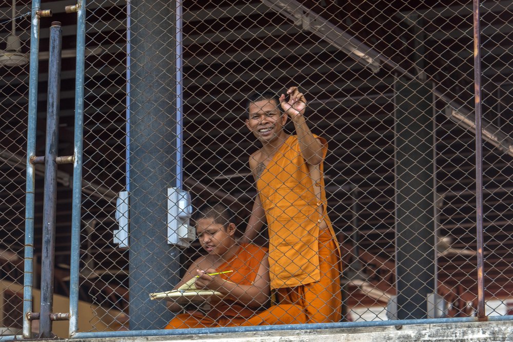 Тайские монахи