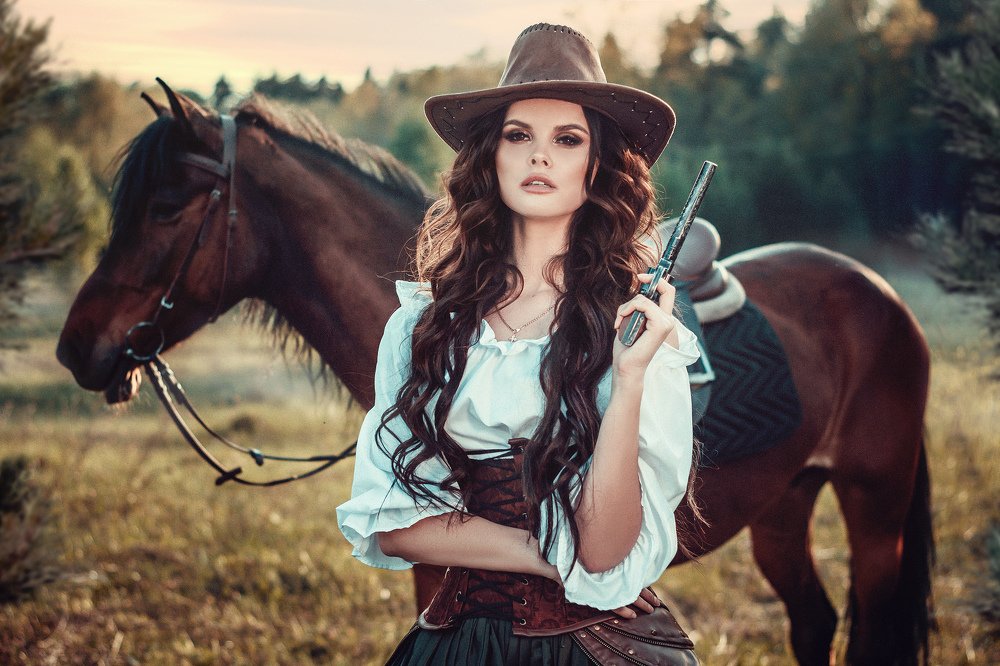 Дикий запад. Бандитка