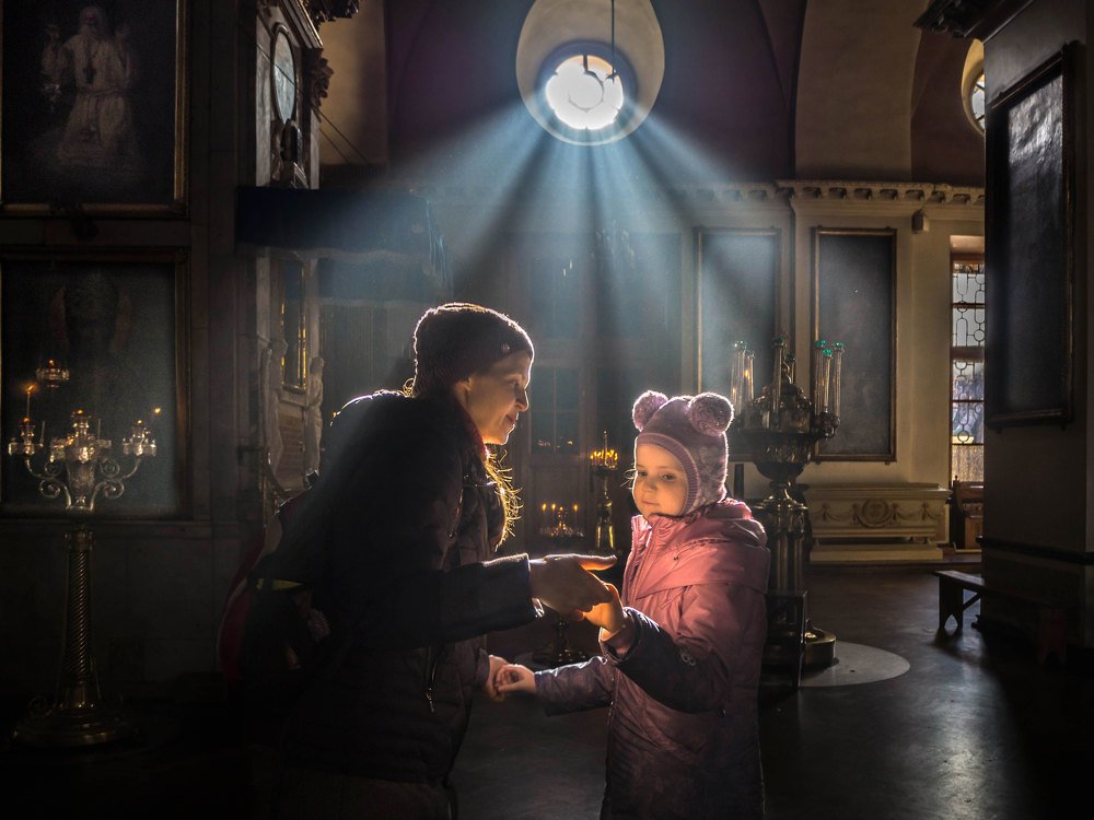 After Sunday service