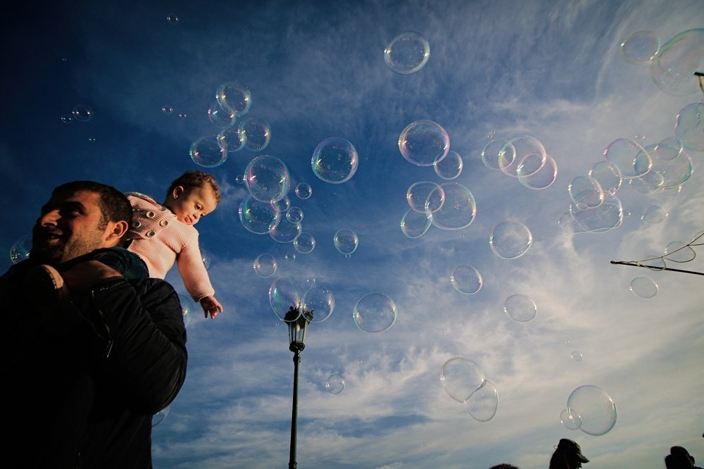 Balloon Fun in Silhouette