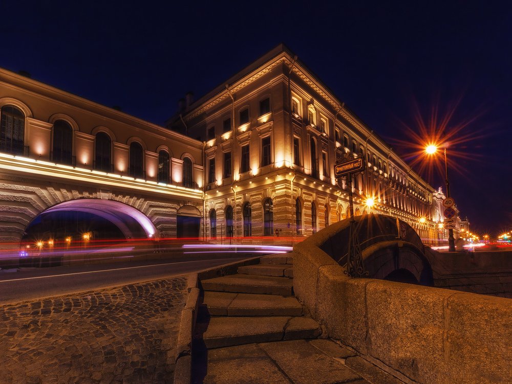 Ночной город. Питер