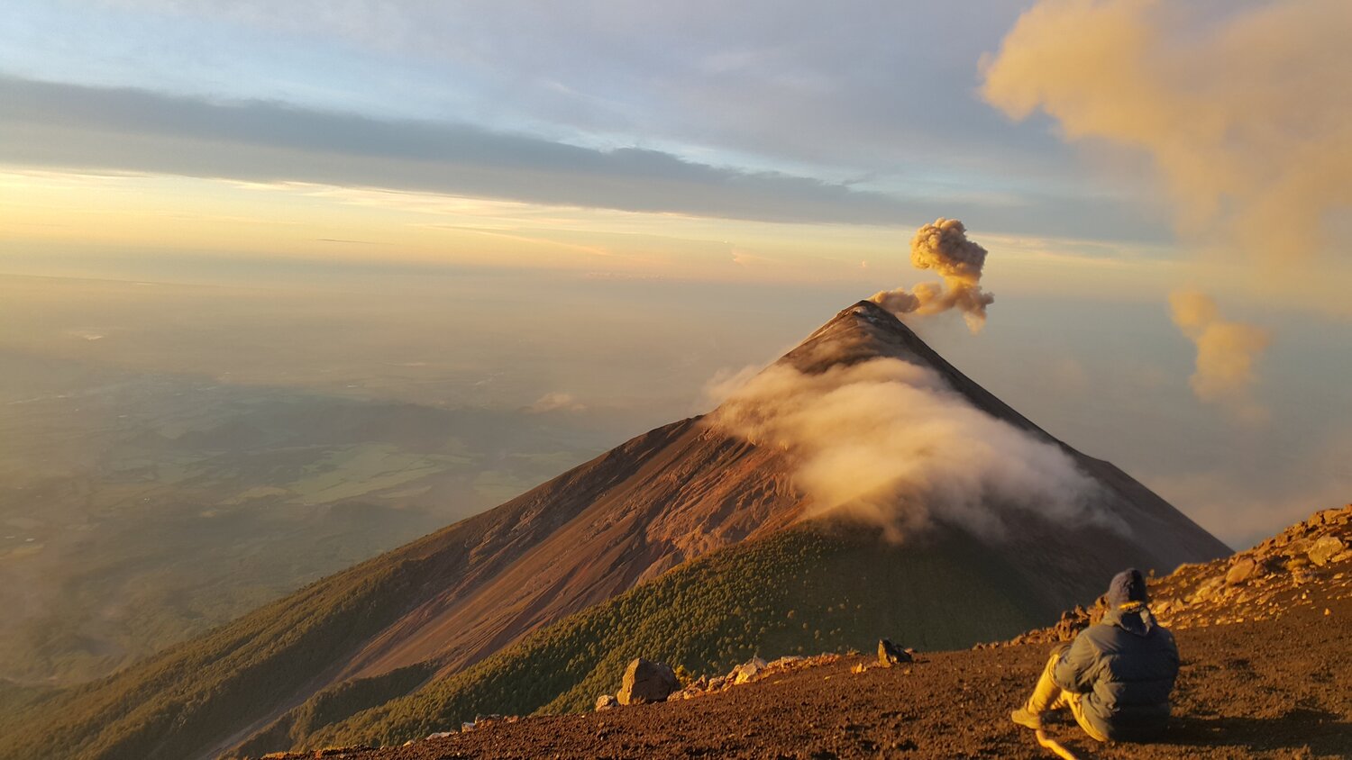 Fuego volcano in Guatemala