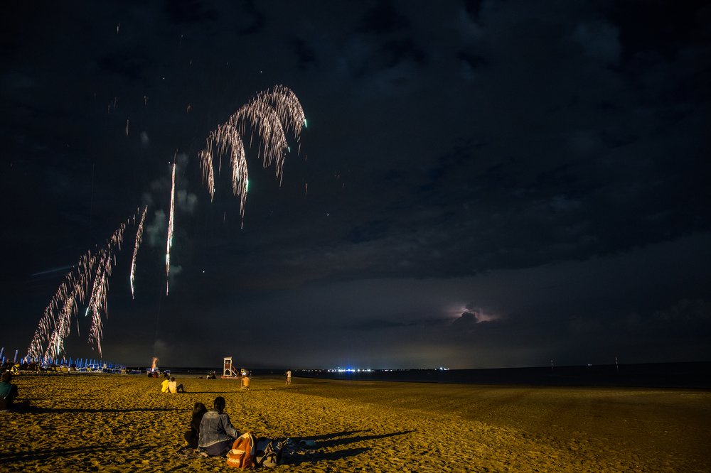 Fireworks Natural and artificial