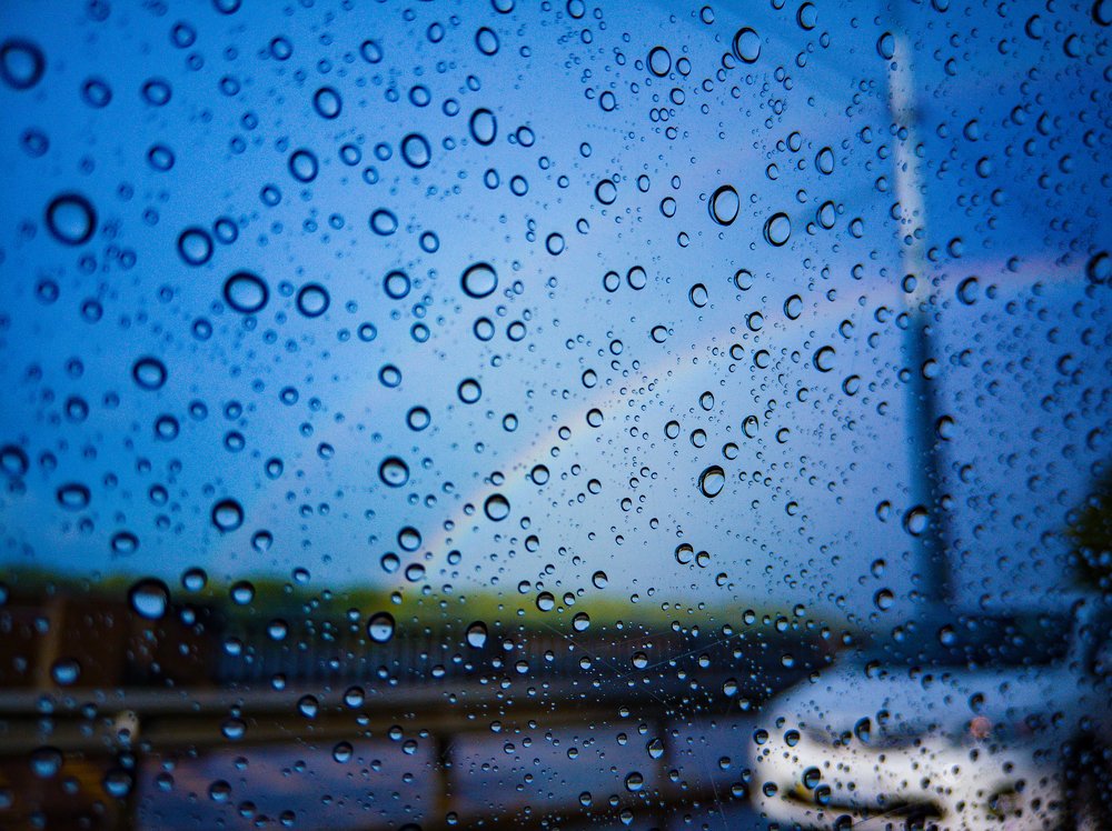 Радуга в краплях