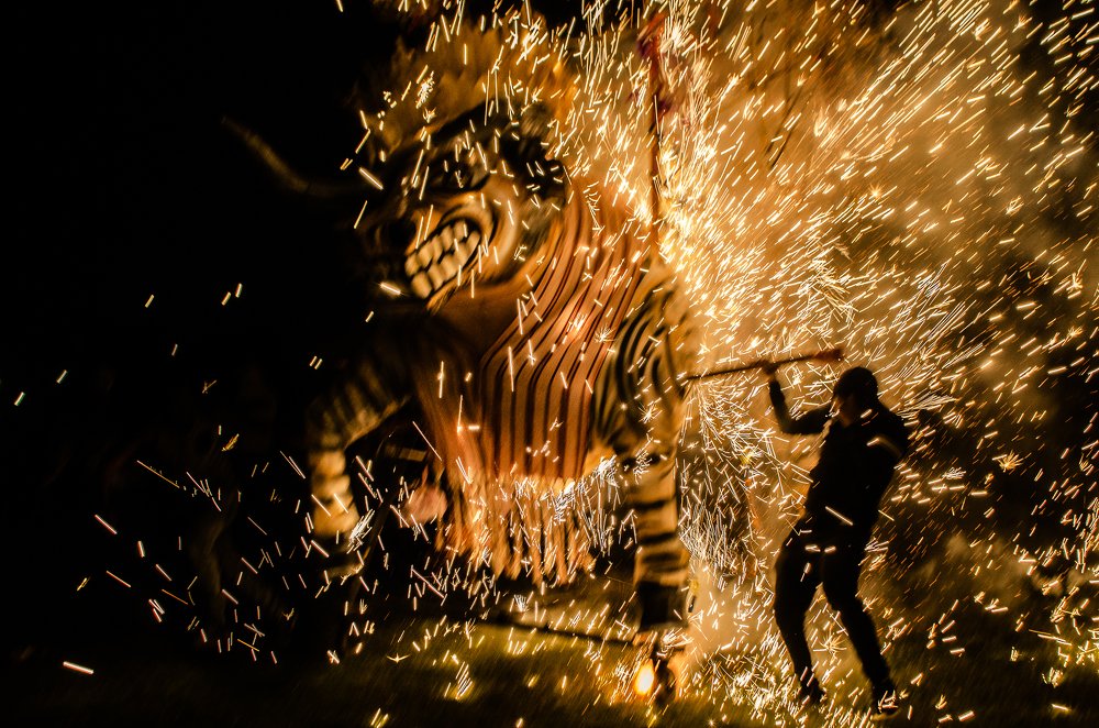 The man vs the beast.