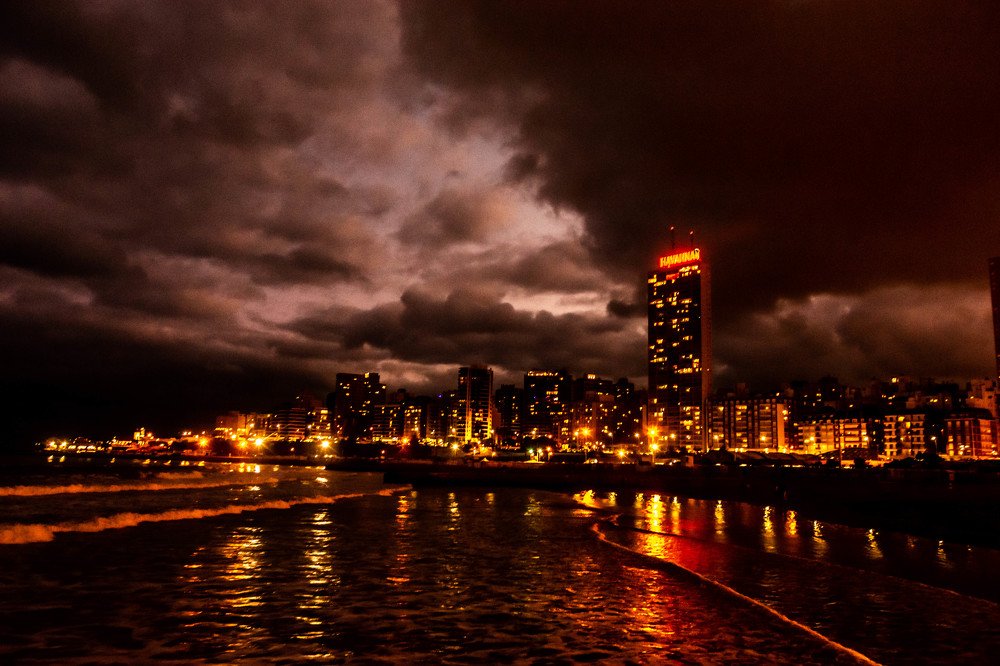 Storm over Mar del Plata
