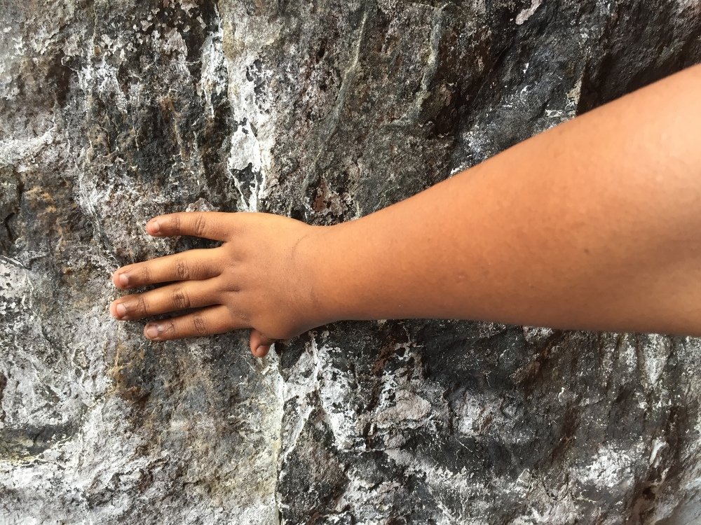 Touch towards infinity.