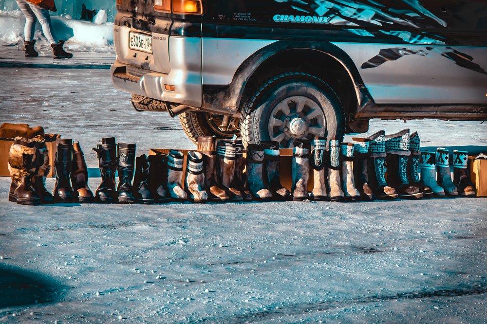 Торговля посреди Байкала