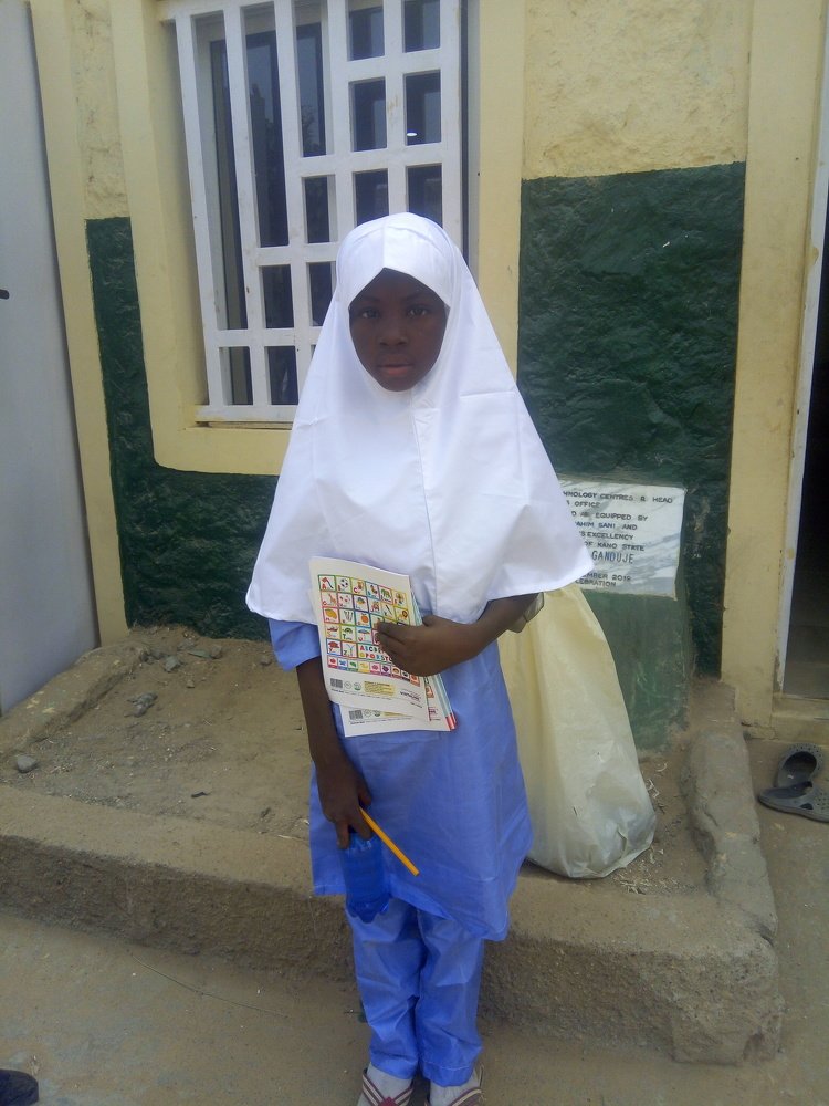 An orphan who is passionate in education.
