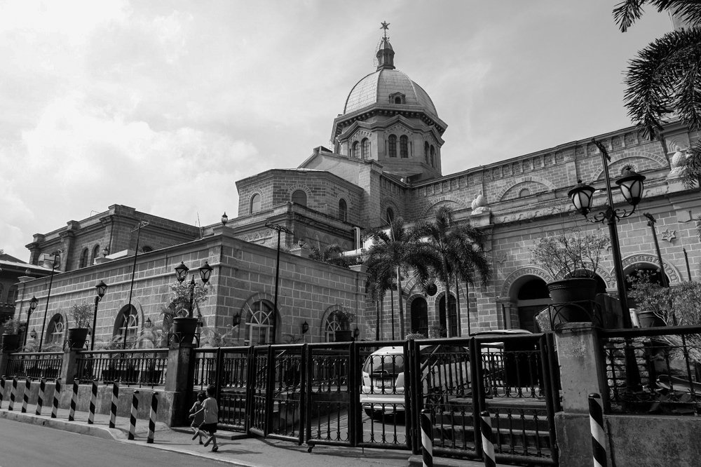 Manila Cathedral Side Street
