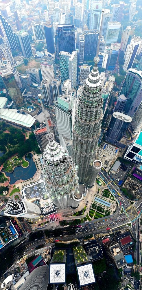 Twin tower on a diffrent angle